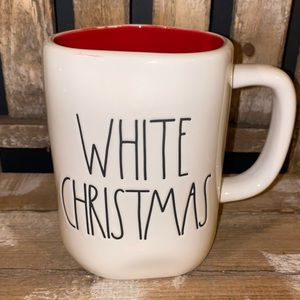 Rae Dunn WHITE CHRISTMAS DOUBLE SIDED ❄️ on the back. 2020 release.